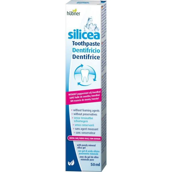 Hubner Silicea dentifrice sans menthol - 50 ml