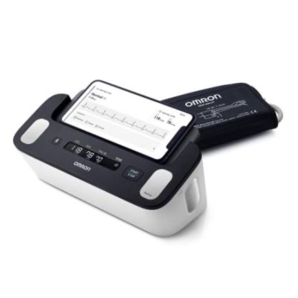 OMRON COMPLETE Autotensiomètre automatique électronique et ECG, connecté, bras, unité