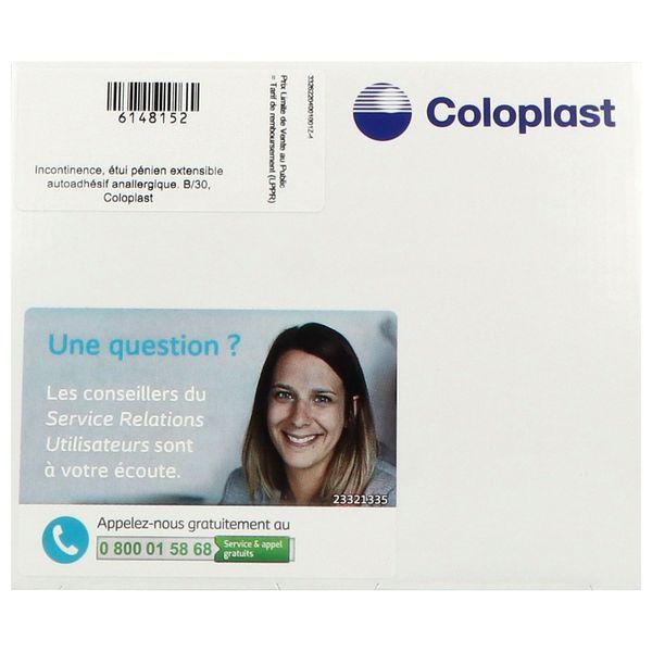 CONVEEN OPTIMA Etui pénien standard, autoadhésif, diamètre 40 mm (ref. 22040), bt 30