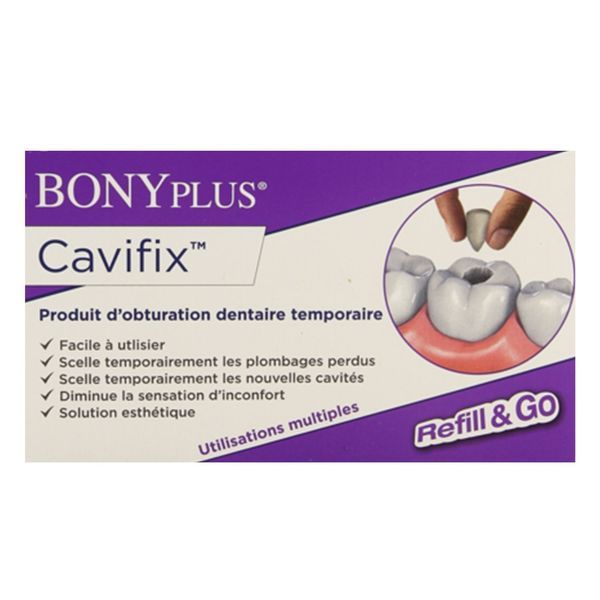 CAVIFIX BONY PLUS Trousse d'urgence dentaire, ciment temporaire, unité
