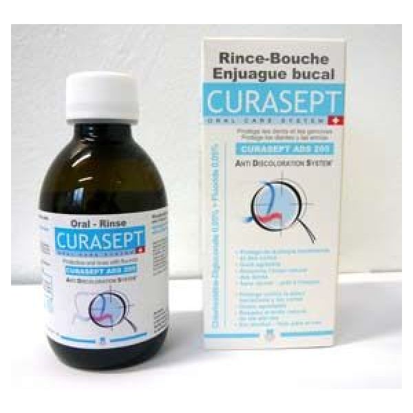 Curasept Ads 205/0,05% Chx & 0,05% Fluorid Bain De Bouche Liquide Flacon 200 Ml 1