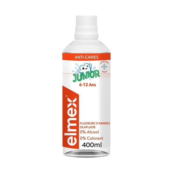 Elmex Junior Solution Dentaire Dent + Sol Dent Fl Flacon 400 Ml 1