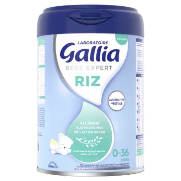 GALLIA BEBE EXPERT RIZ Denrée alimentaire destinée à des fins médicales spéciales, bt 800 g