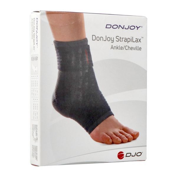 DONJOY STRAPILAX CHEVILLE Chevillère ligamentaire de contention et de maintien, bilatérale, taille 4 (ref. 82-0716-4), unité