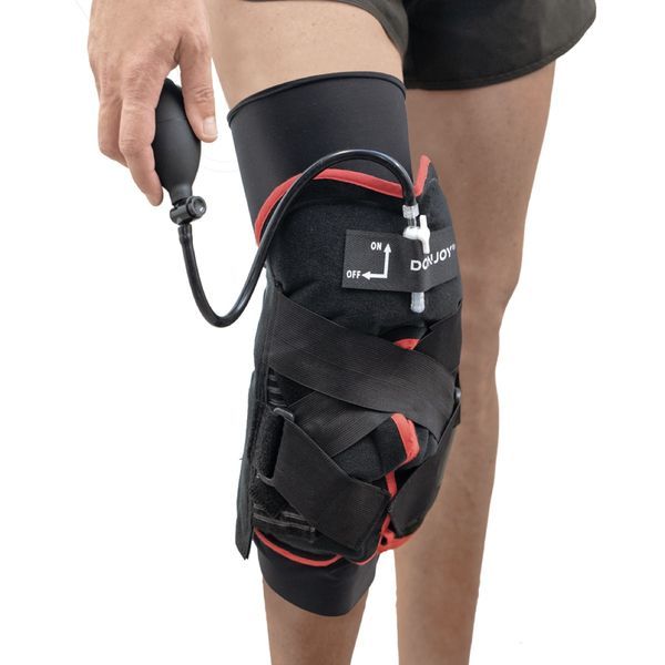 DONJOY KNEE UNIVERSAL EXCELL ICE Genouillère de compression et kit poche de froid pour genou antéro-postérieur, standard (ref. 82-0167), unité