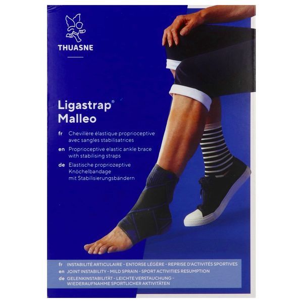 LIGASTRAP MALLEO NOUVELLE VERSION Chevillère ligamentaire de contention, à sanglage fonctionnel, taille 1, unité