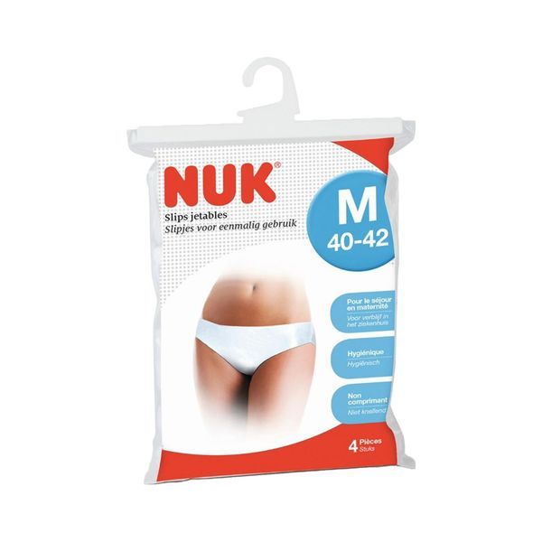 Nuk Slip Jetable Ref 700651 Blanc M 40/42 4