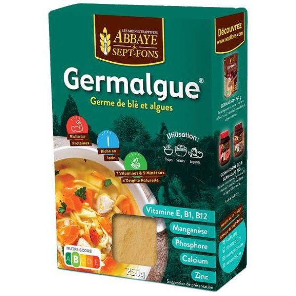 Abbaye de Sept-Fons Germalgue (Germe de Blé, Spiruline & Algues Marines) - 250 g