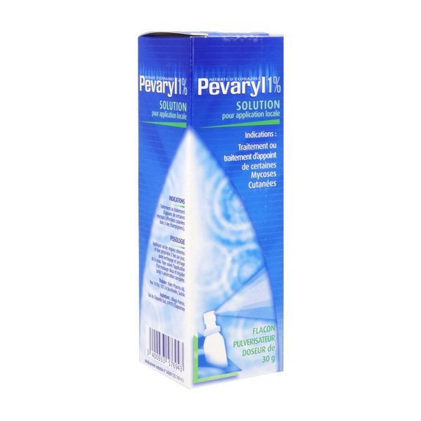 PEVARYL Solution pour application locale 1 %, flacon pulvérisateur 30 g avec pompe doseuse