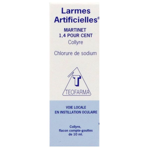 LARMES ARTIFICIELLES MARTINET Collyre 1,4 %, flacon compte-gouttes 10 ml