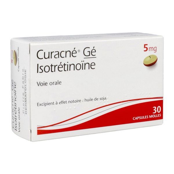CURACNE GE 5 MG BOITE DE 30 CAPSULES