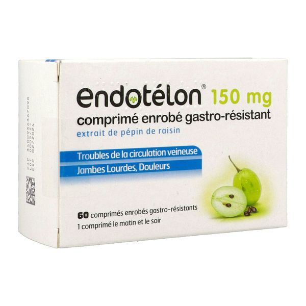 Endotelon 150 Mg Comprime Enrobe Gastro-Resistant B/60