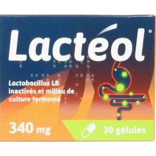 LACTEOL 340 MG GELULE B/30