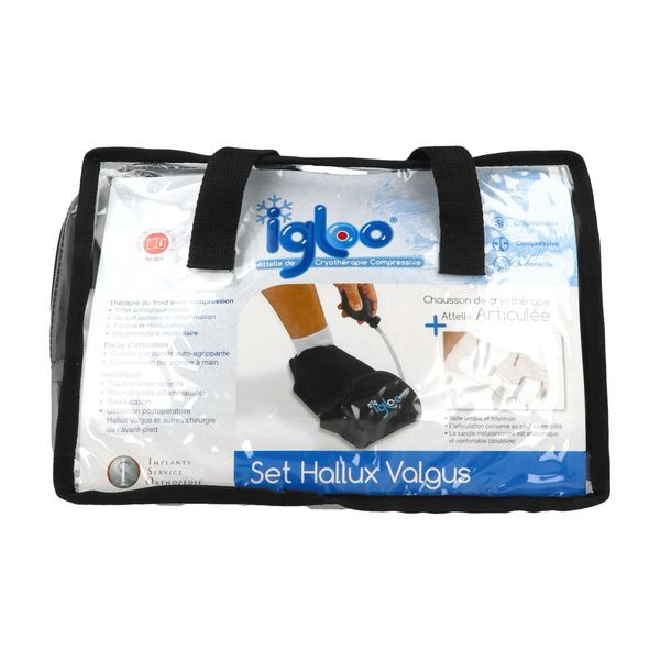 Set Hallux Valgus Chausson De Cryotherapie Et Attelle Articulee 1