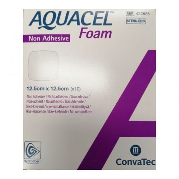 AQUACEL FOAM NON ADHESIF PANSEMENT 12.5*12.5 CM 10