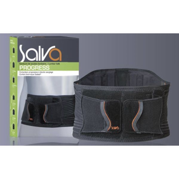 SALVA PROGRESS Ceinture de soutien lombaire, contention progressive, hauteur 26 cm, taille XXL (ref. 2118413), unité