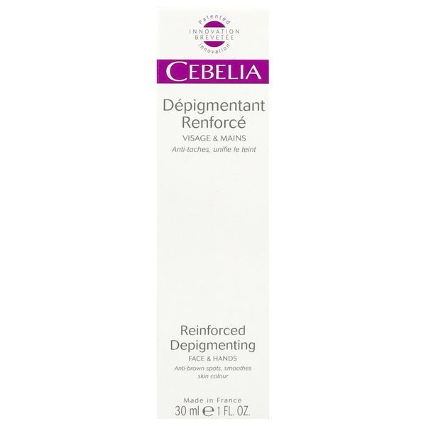 CEBELIA DEPIGMENTANT RENFORCE VISAGE & MAINS Soin dépigmentant renforcé, fl 30 ml