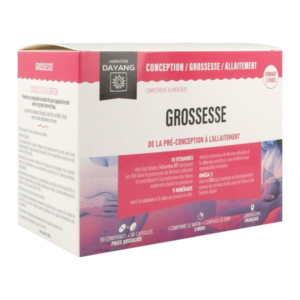 Dayang Grossesse 3 mois - 90 comprimés + 90 capsules