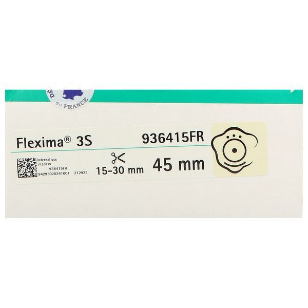 FLEXIMA 3S SUPPORT PLAN Support porte-poche plat, à découper, anneau 45 mm (ref. 936415FR), bt 10