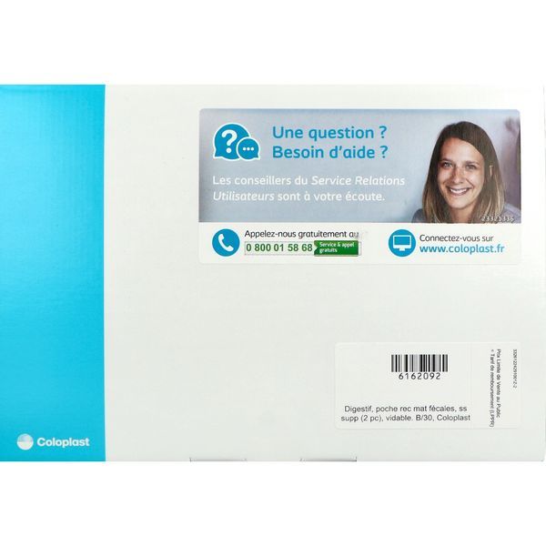 SENSURA MIO FLEX VISIO POCHE OUVERTE MIDI Poche vidable système 2 pièces, à couplage adhésif, textile neutre opaque, gris, diamètre 50 mm (ref. 122429), bt 30