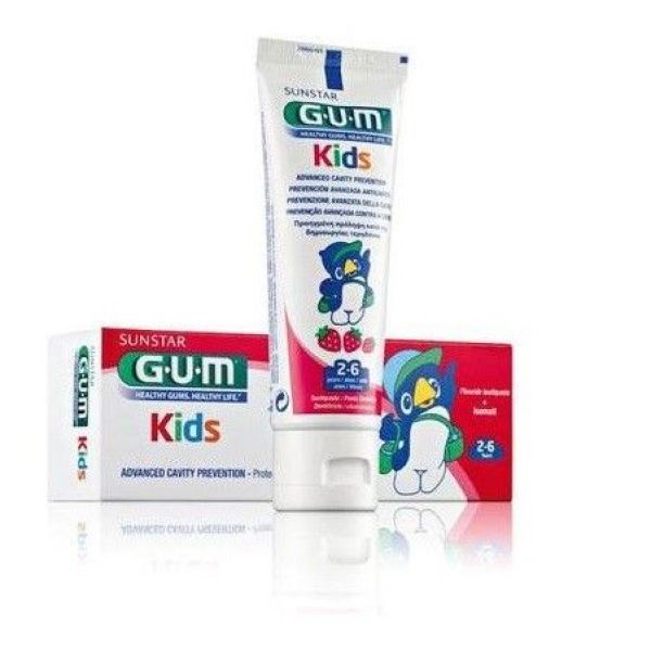 Gum kids dentifrice 2-6ans 50ml