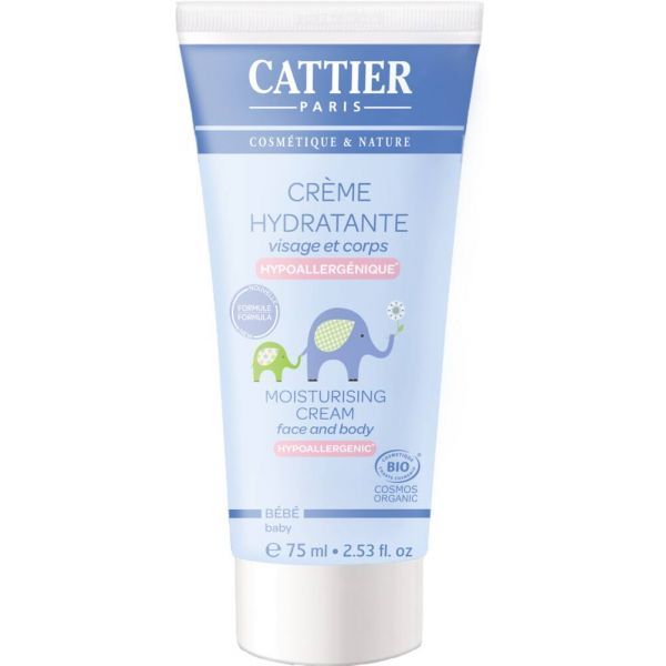 Cattier Crème hydratante BIO - tube 75 ml