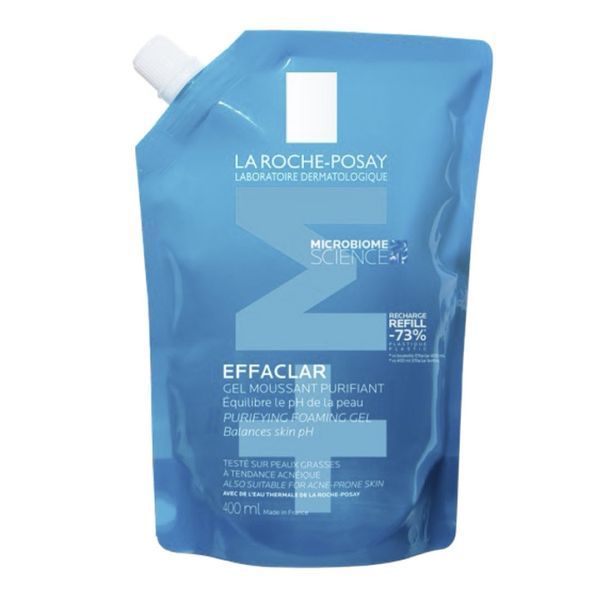 Effaclar Gel Moussant Eco-Recharge Fl Pompe 400 Ml 1