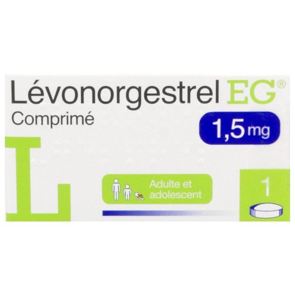 LEVONORGESTREL EG Comprimé 1,5 mg, boîte 1