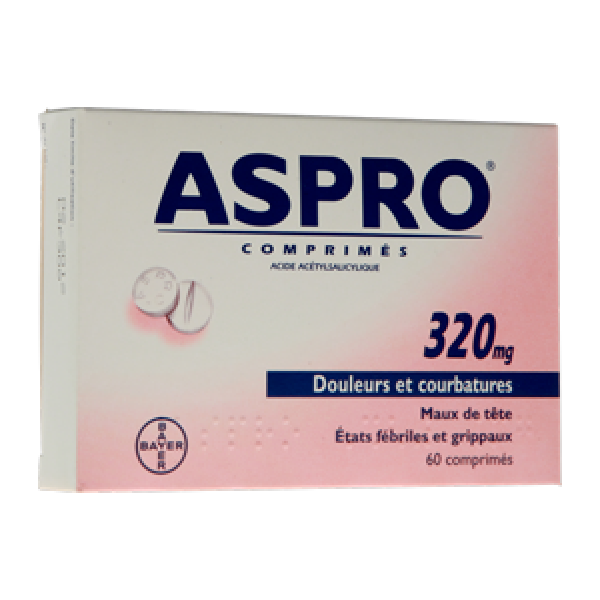 ASPRO 320 MG COMPRIME B/60