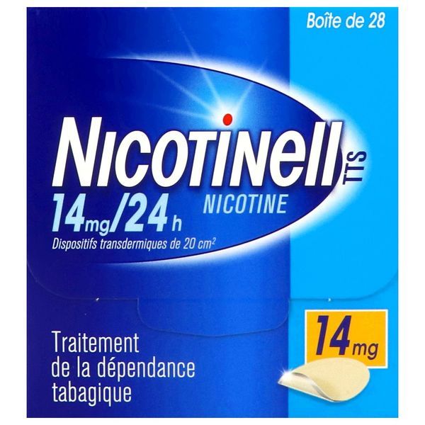 Nicotinell Tts 14 Mg/24 H (35 Mg/20 Cm ) (Nicotine) Dispositif Transdermique De 20 Cmen Sachet B/28