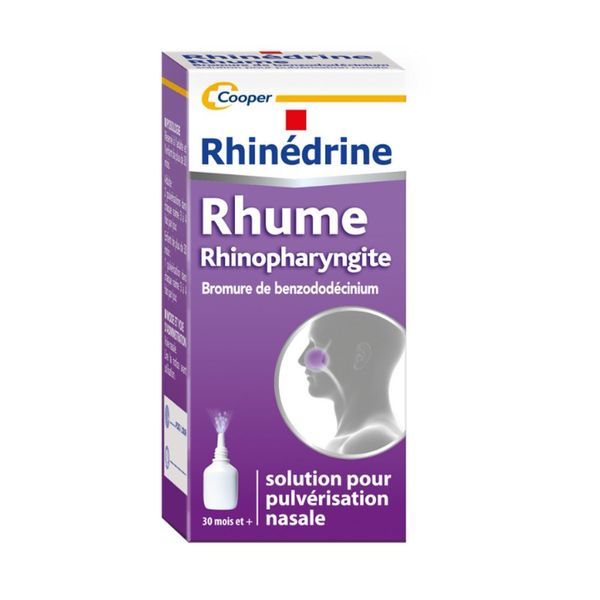 Rhinedrine Solution Pour Pulverisation Nasale 1 Flacon(S) Polyethylene De 13 Ml Avec Tube Plongeur Polyethylene