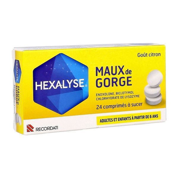 HEXALYSE Comprimé à sucer, boîte 24