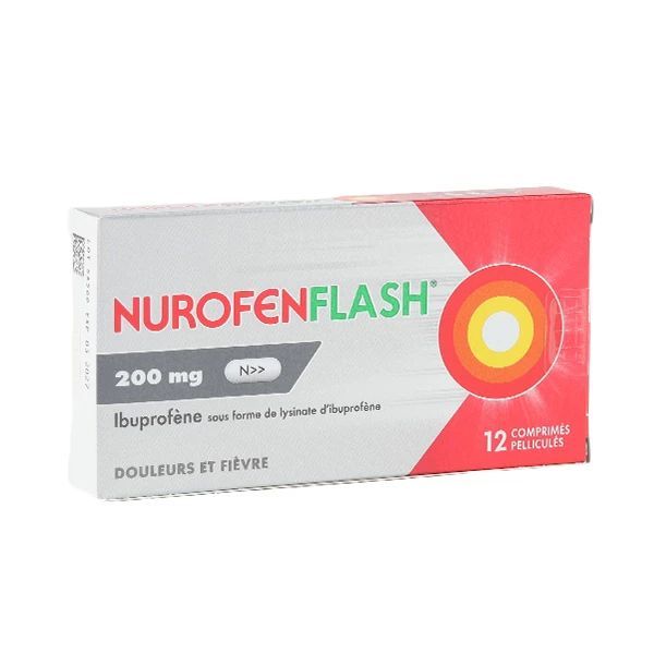 NUROFENFLASH 200 mg comprimé pelliculé B/12