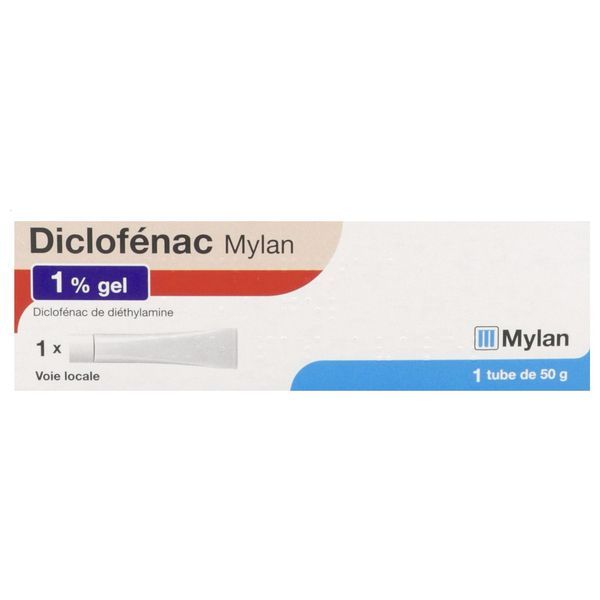 DICLOFENAC VIATRIS Gel 1 %, boîte 1 tube 50 g