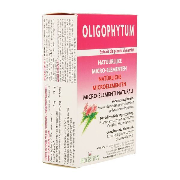 OLIGOPHYTUM MN CU Microcomprimé sublingual, complément alimentaire de manganèse et de cuivre, boîte 300
