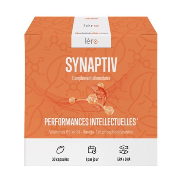 Léro Synaptiv Concentration Intellectuelle 30 Capsules