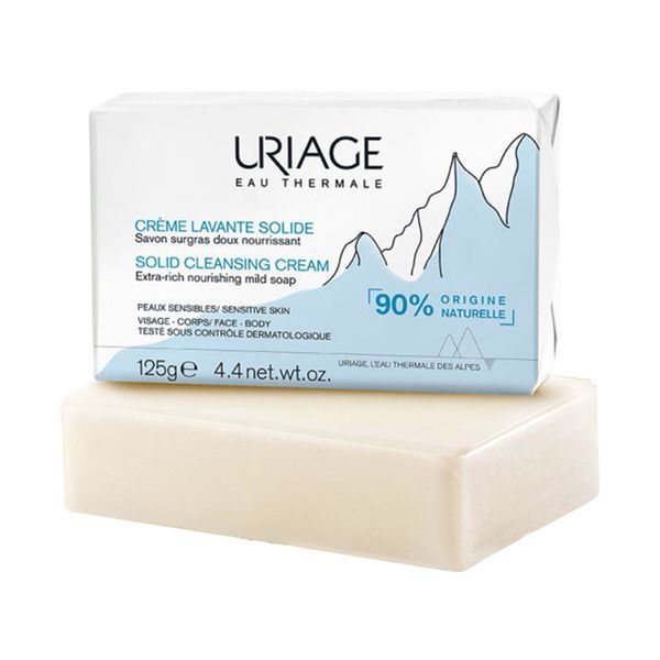 URIAGE CREME LAVANTE SOLIDE Crème lavante solide, pain 125 g