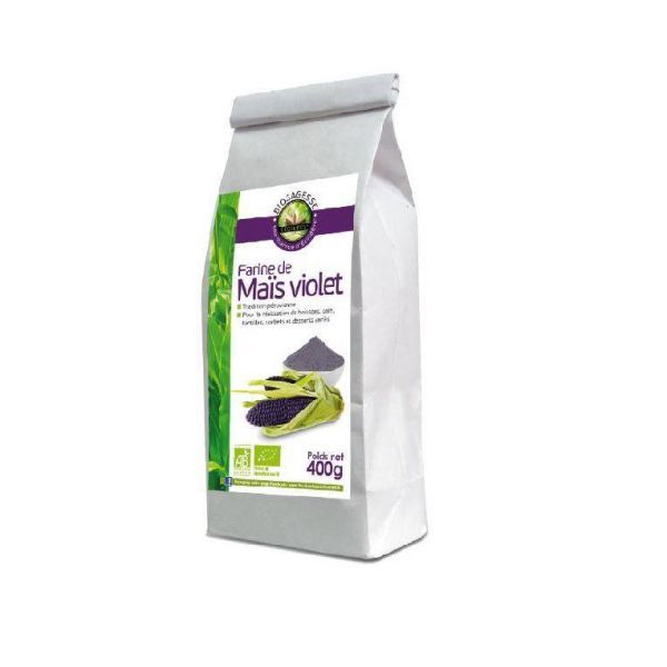 Farine de maïs violet BIO - sachet 400 g