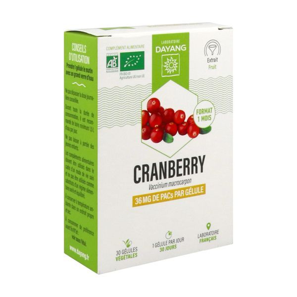 DAYANG CRANBERRY BIO GELULE BOITE 30