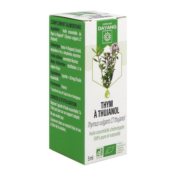 DAYANG HUILE ESSENTIELLE THYM A THUJANOL BIO FLACON 5 ML 1
