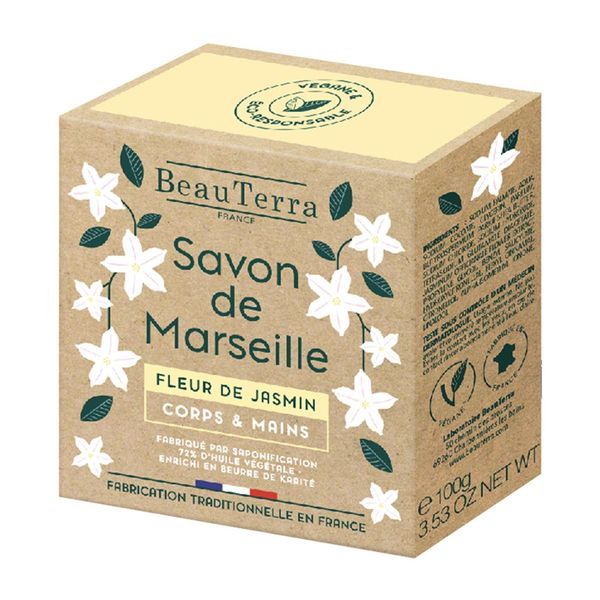 Beauterra Savon De Marseille Jasmin 100 G 1