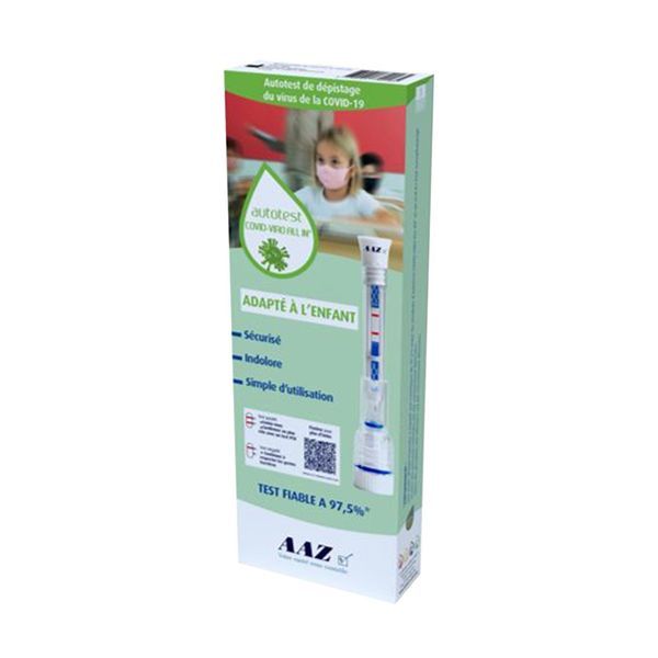 COVID - VIRO ALL IN AAZ AUTOTEST ENFANT Autotest COVID-19, test de dépistage du virus de la COVID-19 pour enfant, unité