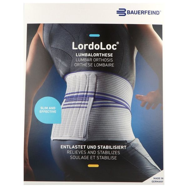 LORDOLOC Ceinture de soutien lombaire pour homme ou femme, taille 3, unité