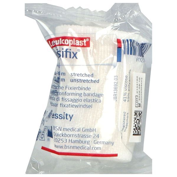 EASIFIX Bande de fixation extensible non adhésive, 4 m x 5 cm, unité