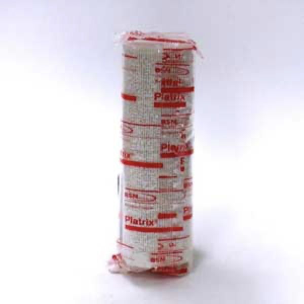 PLATRIX Bande plâtrée pour immobilisation à prise rapide 2 minutes 45, 2 m x 20 cm (ref. 605110), unité