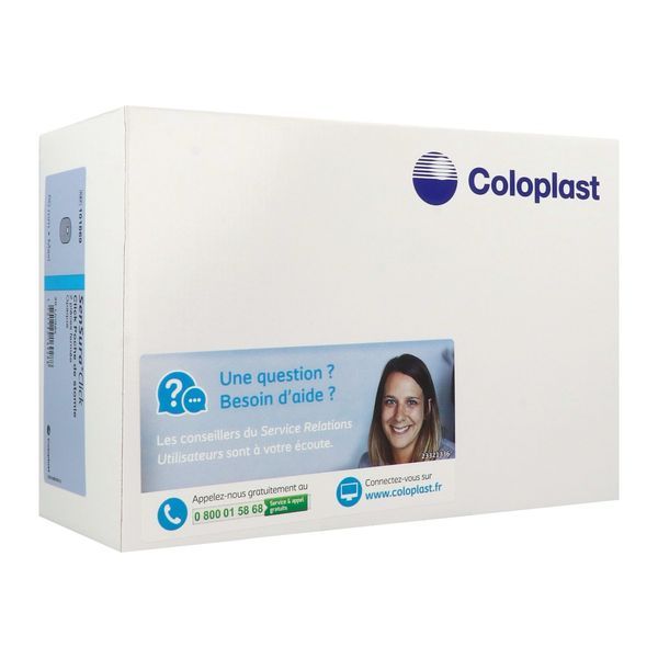 SENSURA CLICK POCHE FERMEE MAXI Poche fermée, filtre intégré, système 2 pièces, opaque, diamètre de l'anneau 60 mm (ref. 101669), bt 30