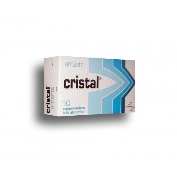 CRISTAL ENFANTS suppositoire B/10