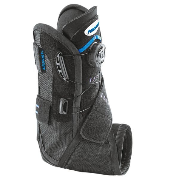AIRCAST AIRSPORT + Orthèse stabilisatrice de cheville bilatérale, laçage à mécanisme BOA, droit, médium (ref. 82-0265-3), unité