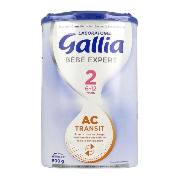 GALLIA BEBE EXPERT AC TRANSIT 2 Denrée alimentaire destinée à des fins médicales spéciales, bt 800 g