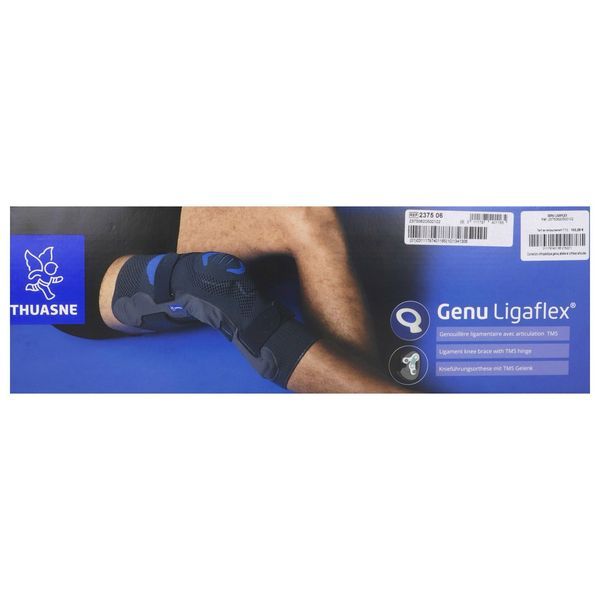 GENU LIGAFLEX FERMEE NOUVELLE VERSION Genouillère ligamentaire articulée, longue, bilatérale, taille 5, unité